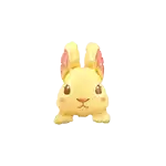 ミニ うさ バルーン きいろ