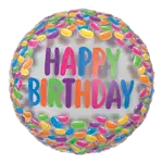 アイブレックス エバー フロート ラウンド 18インチ バースデー ジェリー ビーンズ