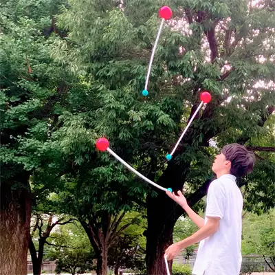 [イメージ]林文丸氏トスポイ実践中の写真