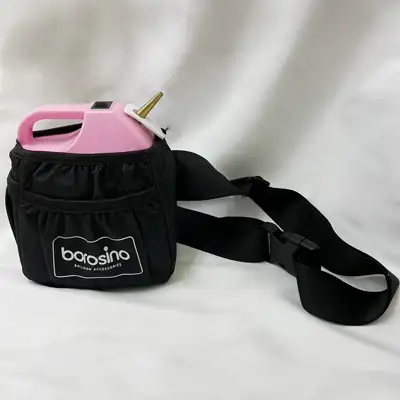 本体をウエストベルトに入れた状態