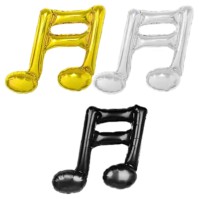 音符バルーン ダブル
