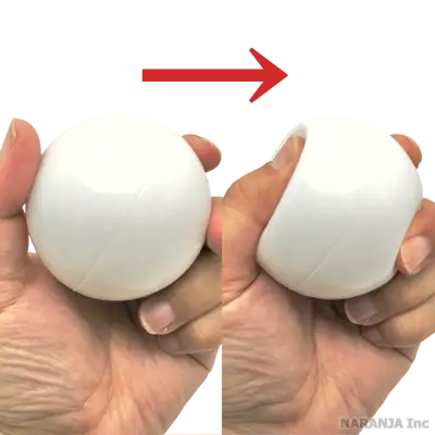 ボールの柔らかさ