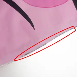 フチの印刷不良